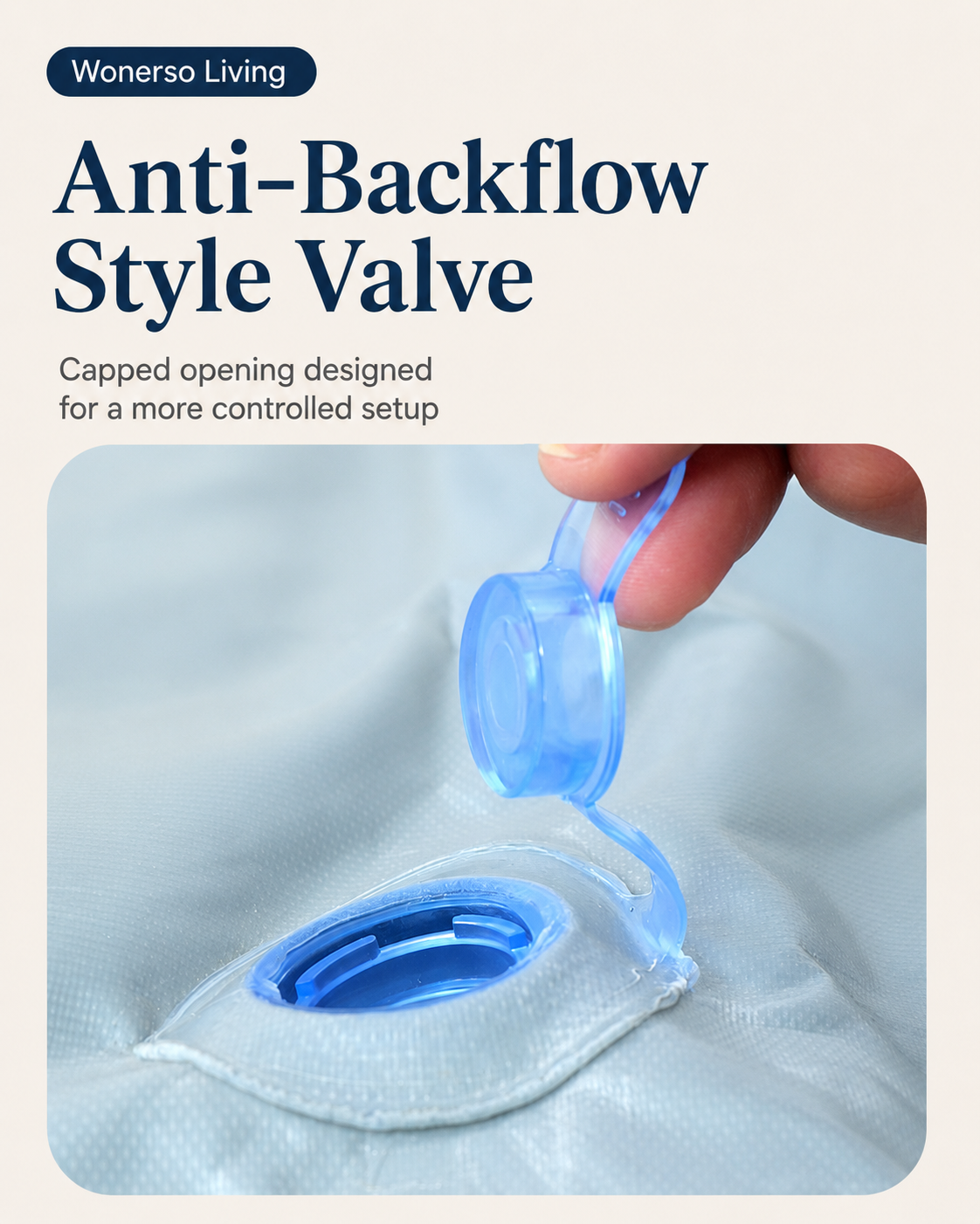 Anti-Backflow Style Valve