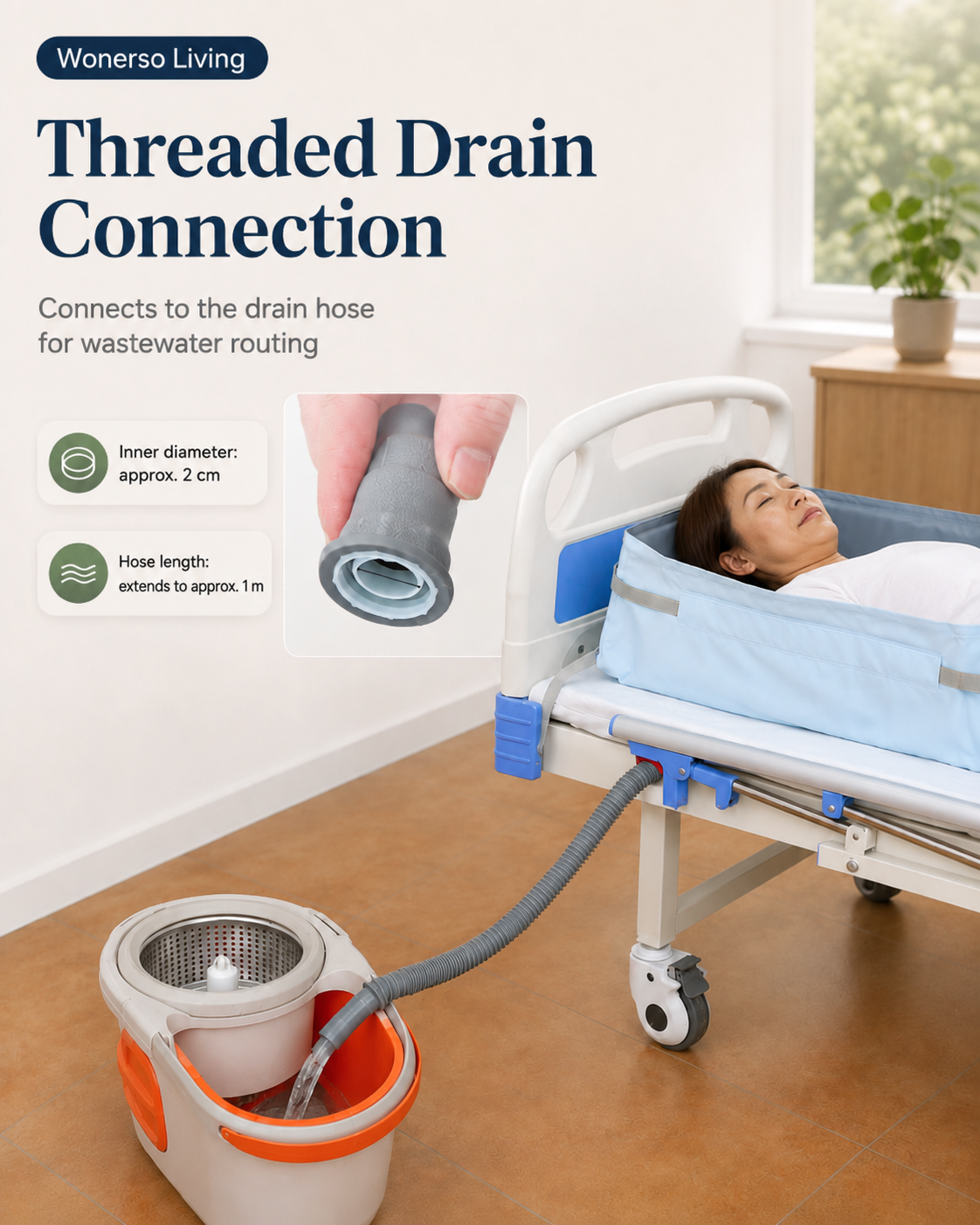 Threaded Drain Connection