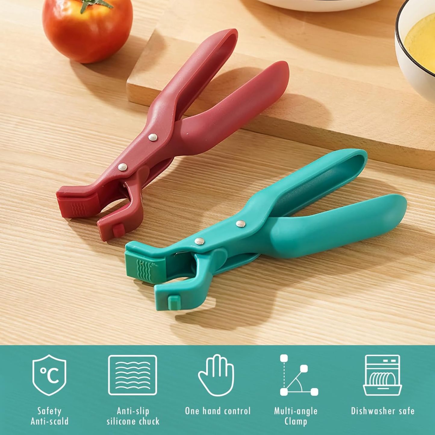 🔥BUY 1 GET 1 FREE🔥Multi-Purpose Anti-Scald Bowl Holder Clip for Kitchen