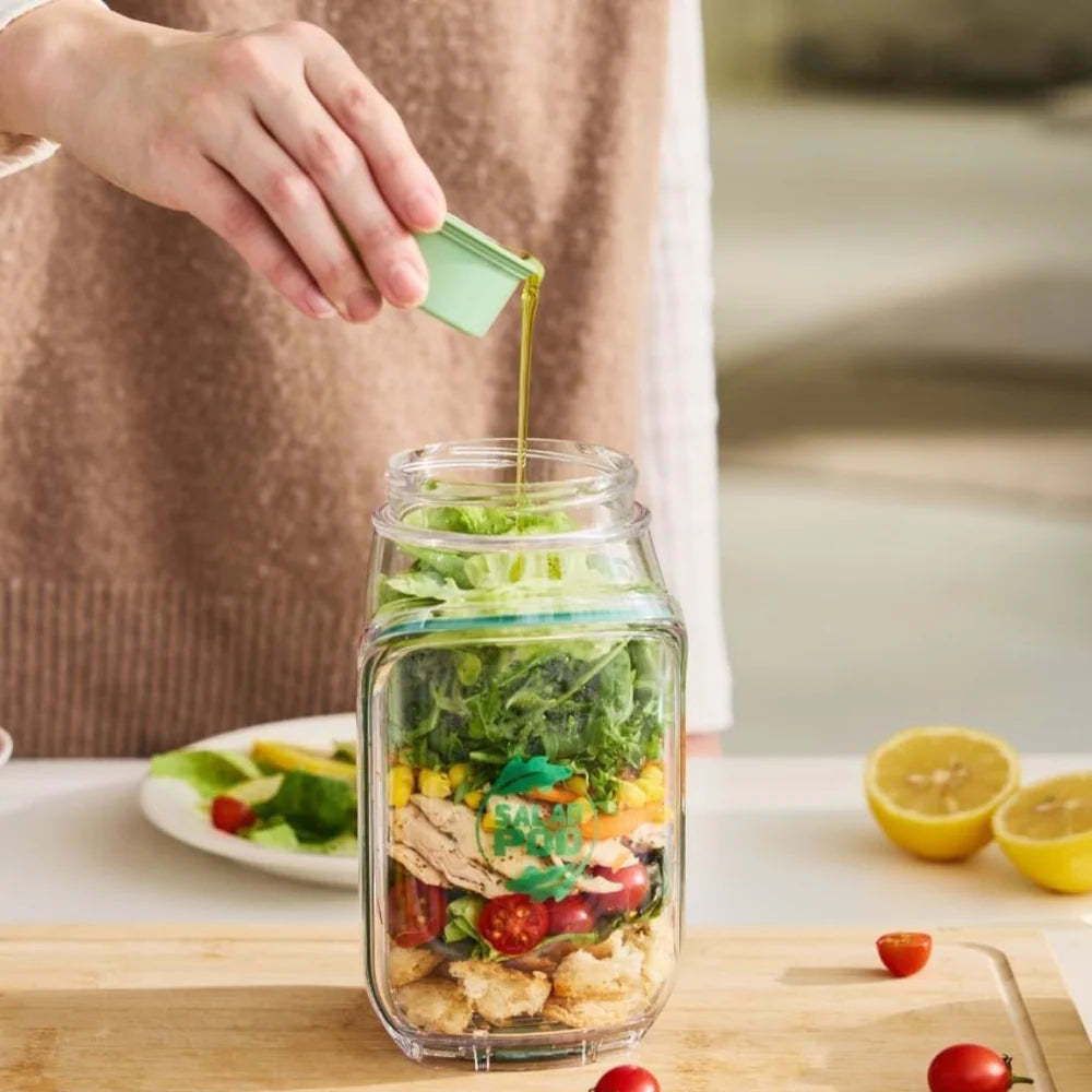 Portable Salad Pod – Keep Your Salad Fresh & Crisp On The Go