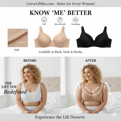 CurveLift Seamless Push Up Bra