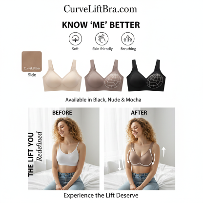 CurveLift Seamless Push Up Bra