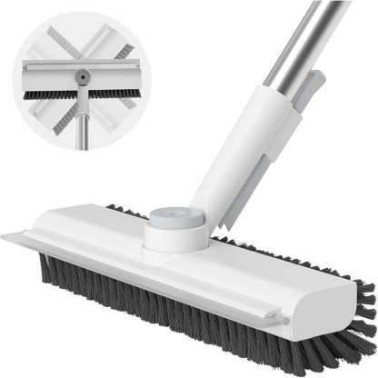 3 in 1 Scrape and Heavy-Duty Stiff Bristle Scrubber Brush