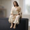 ✨Hand-Painted Ceramic Jesus Figurine✝Serene Desk Companion🙏