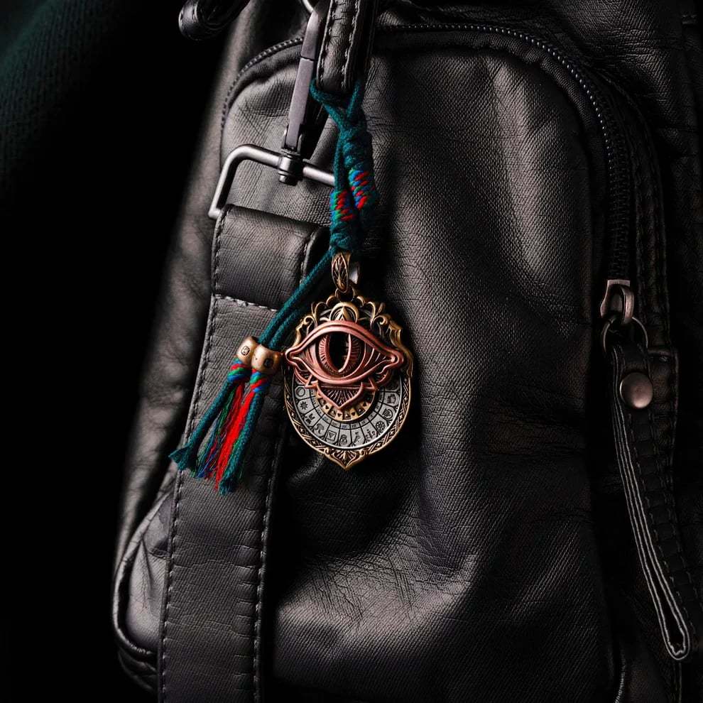 👁️‍🗨️Handmade Tarot Vision Pendant: Connect to Cosmic Wisdom Anytime(Cheat Sheet Included)