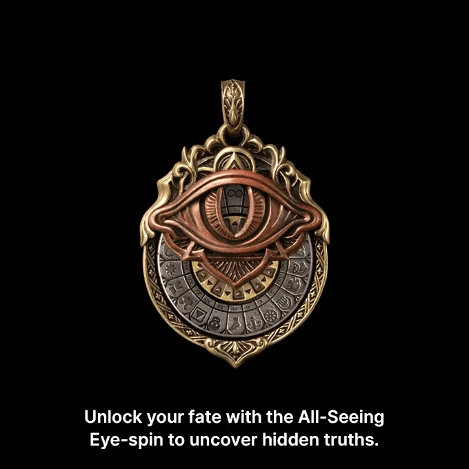 👁️‍🗨️Handmade Tarot Vision Pendant: Connect to Cosmic Wisdom Anytime(Cheat Sheet Included)