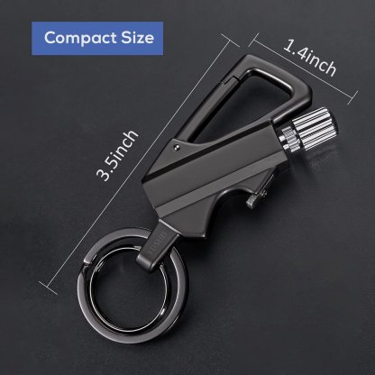 🔥Last Day 49% OFF - Permanent Match Infinity Lighter with Multitool Keychain Bottle Opener
