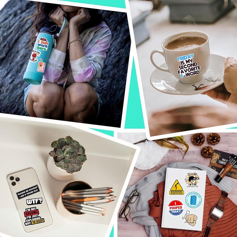 130PCS Funny Saying Sticker Pack