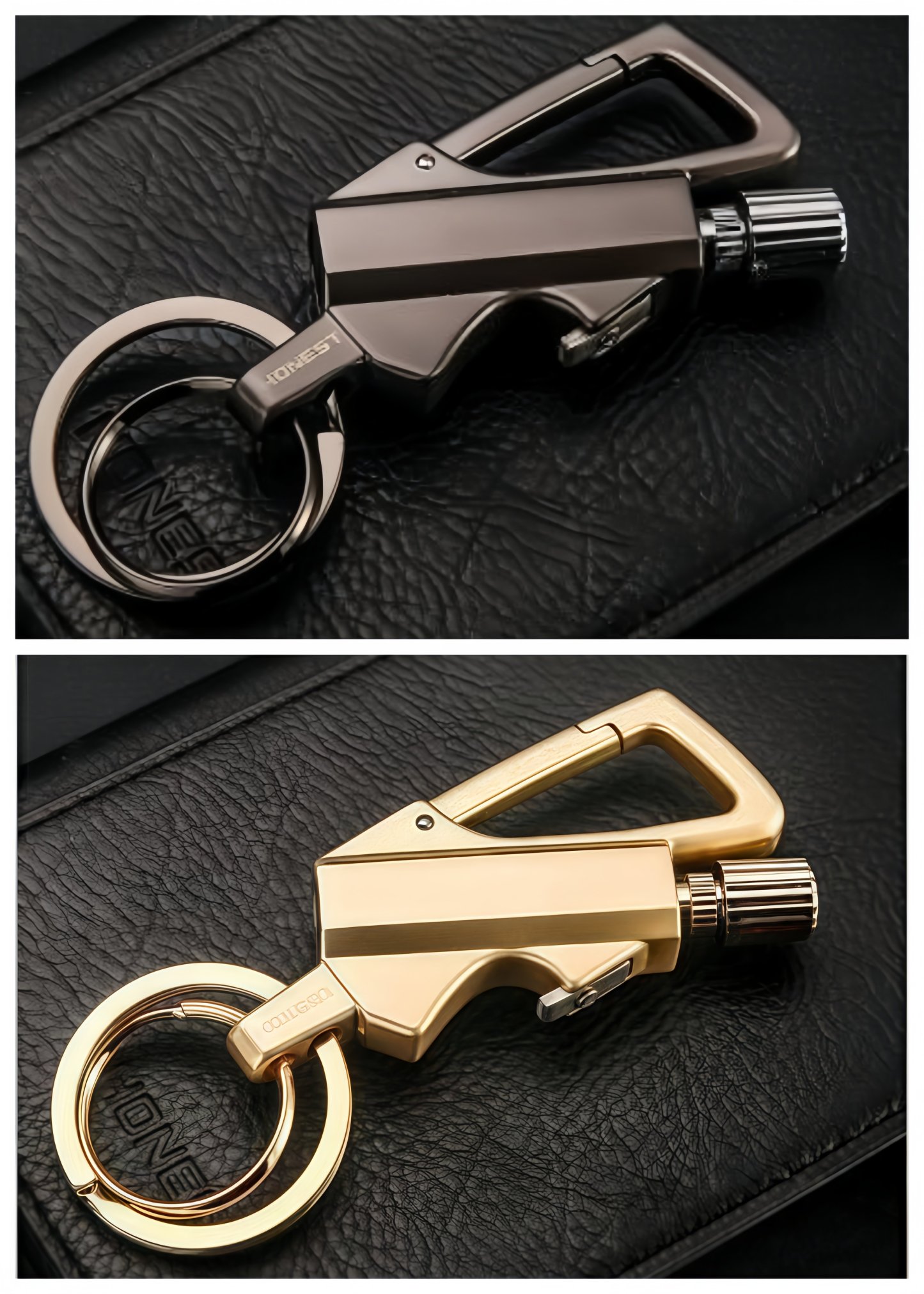 🔥Last Day 49% OFF - Permanent Match Infinity Lighter with Multitool Keychain Bottle Opener