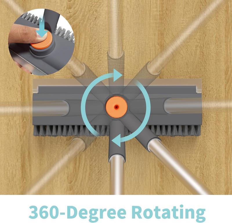 3 in 1 Scrape and Heavy-Duty Stiff Bristle Scrubber Brush