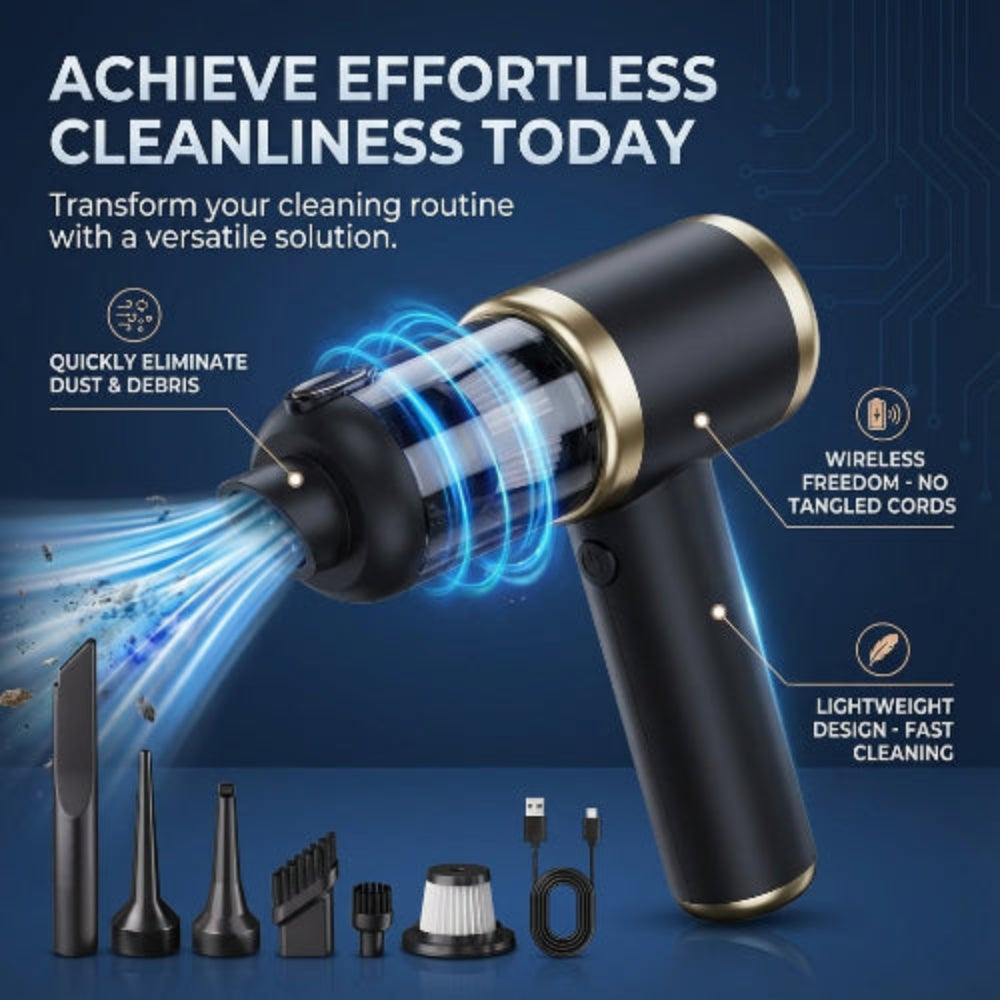 CleanMaster™ Dual-Purpose Handheld Vacuum