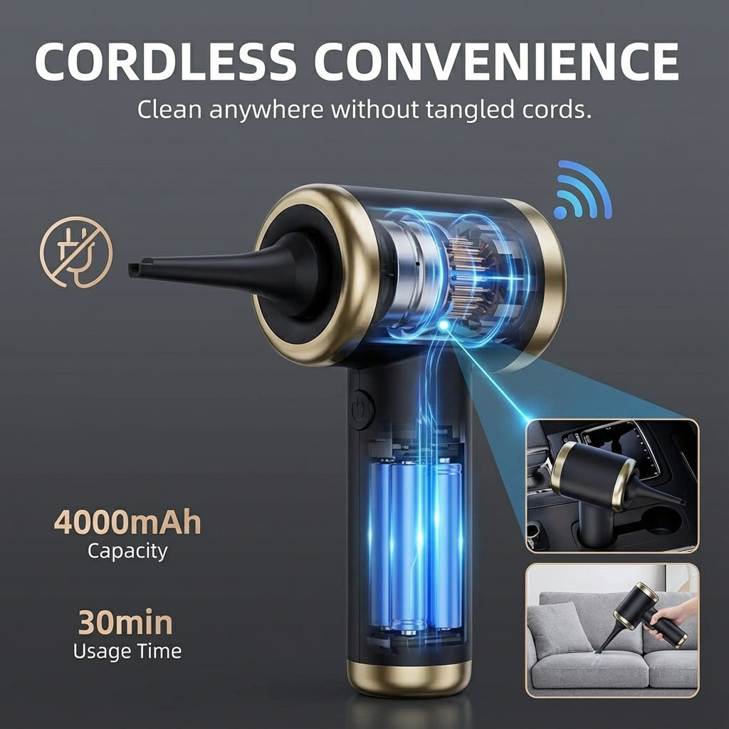 CleanMaster™ Dual-Purpose Handheld Vacuum