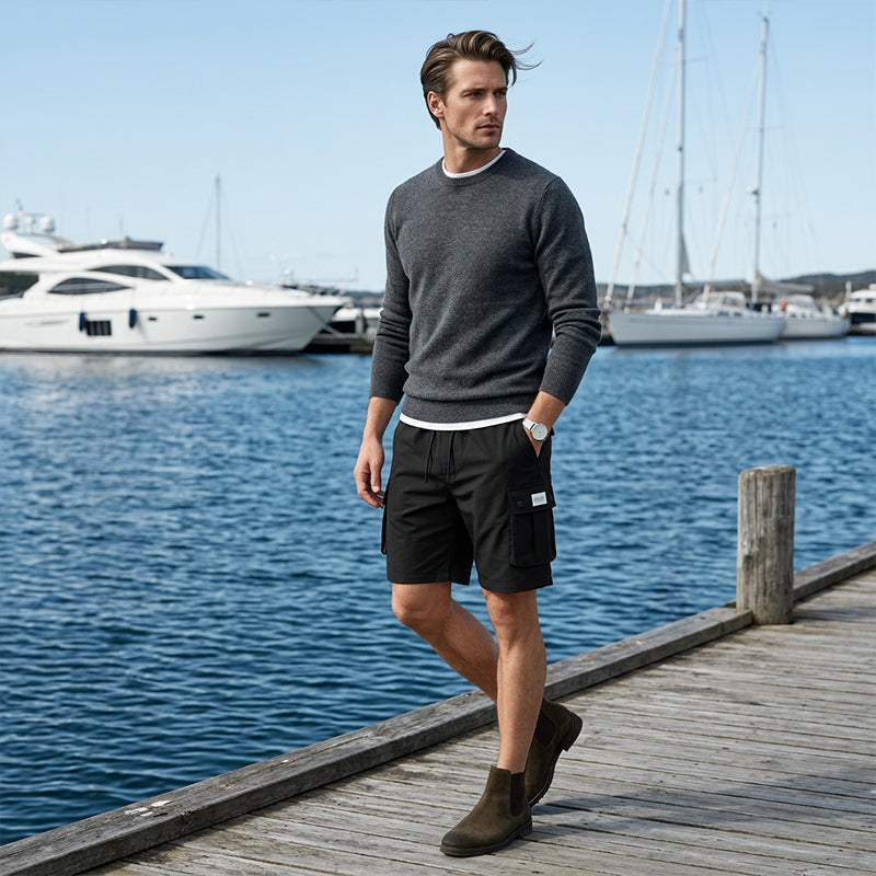 Lässige Sommer-Cargoshorts für Herren
