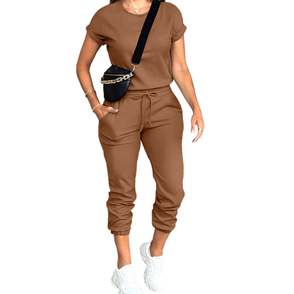 👕 LIMITED-TIME 50% RABATT! ✨ Damen Trainingsanzug – Bequem, Taschen, Kordelzug, Lässig ✨