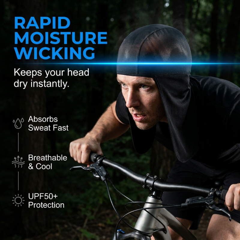 🧢 50% RABATT! 🏔️ Leichte Outdoor-Multifunktionskappe mit langem Nackenschutz
