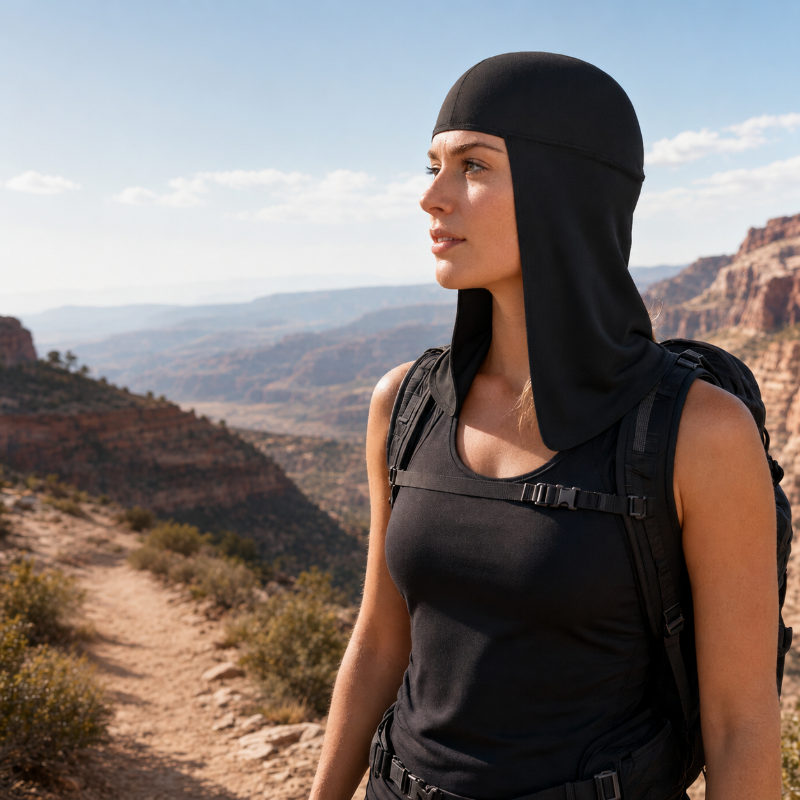 🧢 50% RABATT! 🏔️ Leichte Outdoor-Multifunktionskappe mit langem Nackenschutz