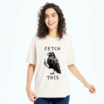Funny Crow Meme With Attitude Washed T-Shirt