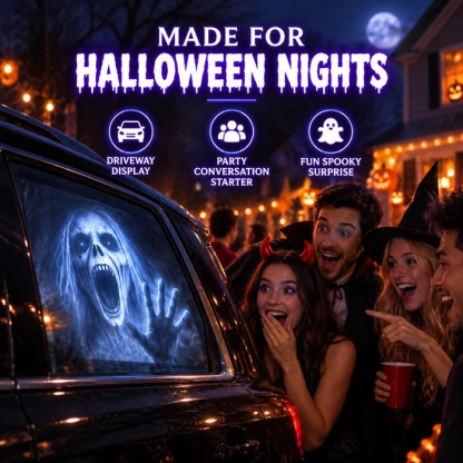 🎃LAST DAY 49% OFF👻 - Haunt Rise Halloween Window Projector - 360° Adjustable Stand for Home Decor🎃