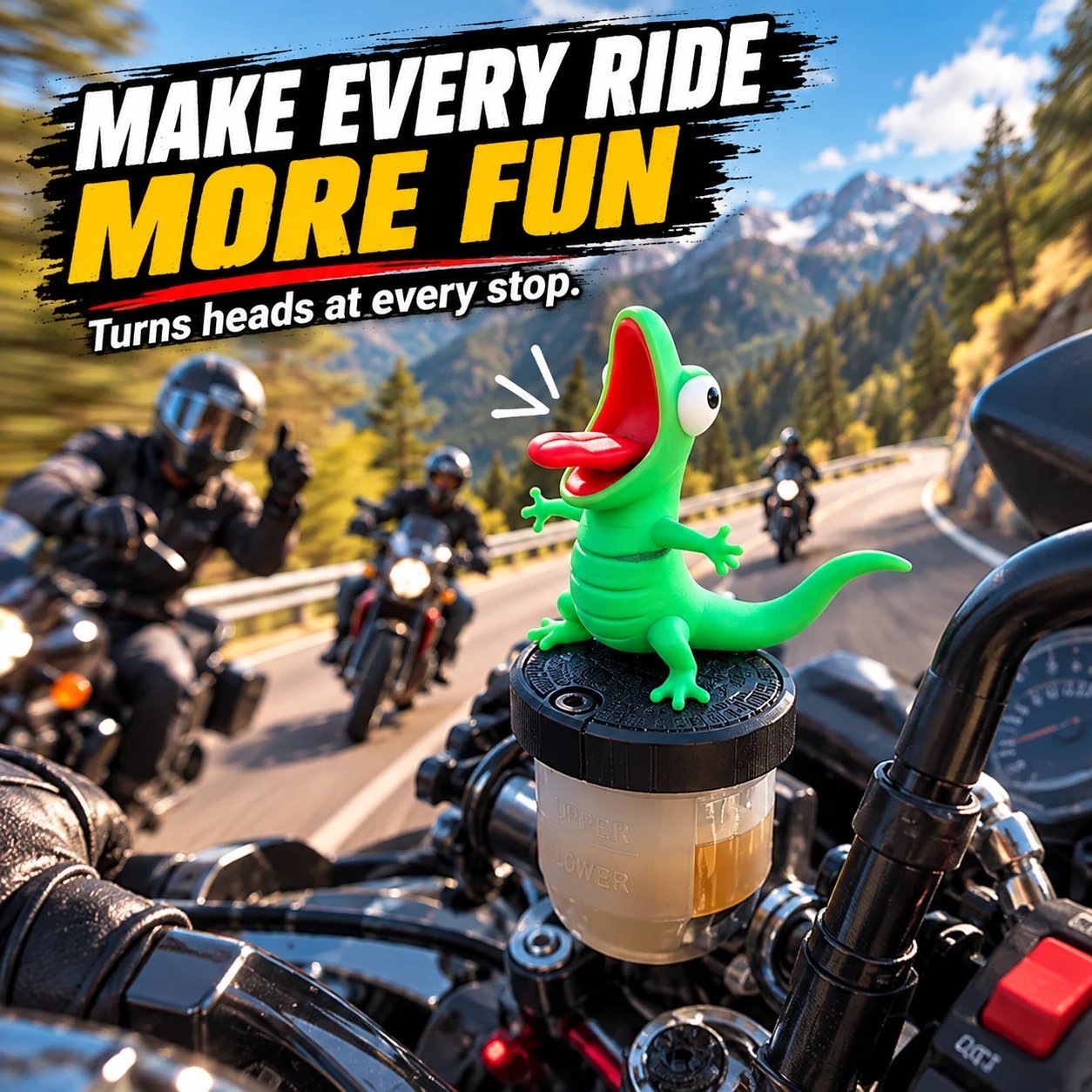 🔥Last Day 49% OFF - 🦎The Lizard RIDEBUDDY