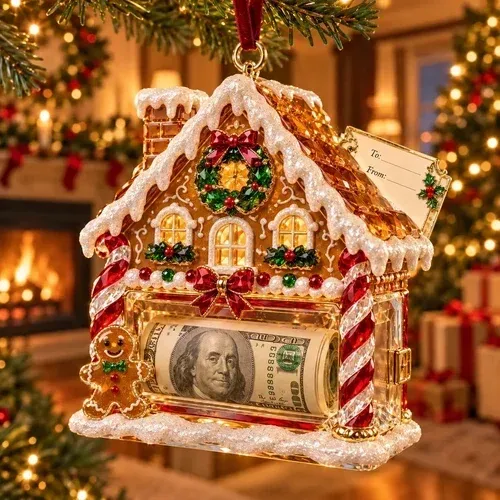 Gingerbread Joy ornament option