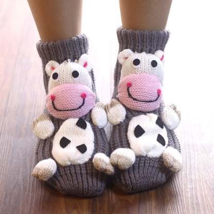 🔥HEISSER VERKAUF 49% RABATT🦥Warme Weihnachtsstrümpfe mit Tiermotiven🧦Ein Paar