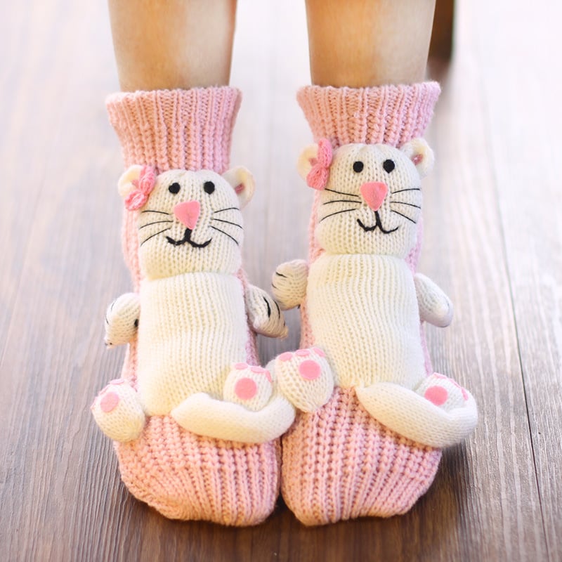 🔥HEISSER VERKAUF 49% RABATT🦥Warme Weihnachtsstrümpfe mit Tiermotiven🧦Ein Paar