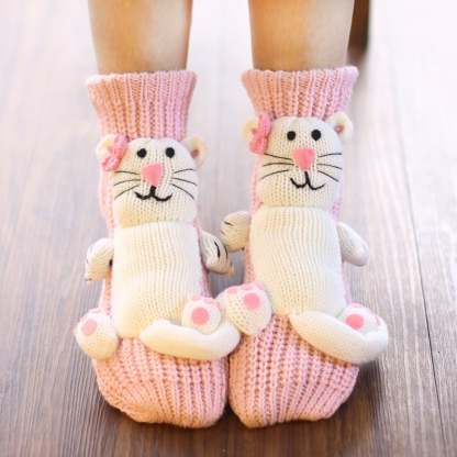 🔥HEISSER VERKAUF 49% RABATT🦥Warme Weihnachtsstrümpfe mit Tiermotiven🧦Ein Paar