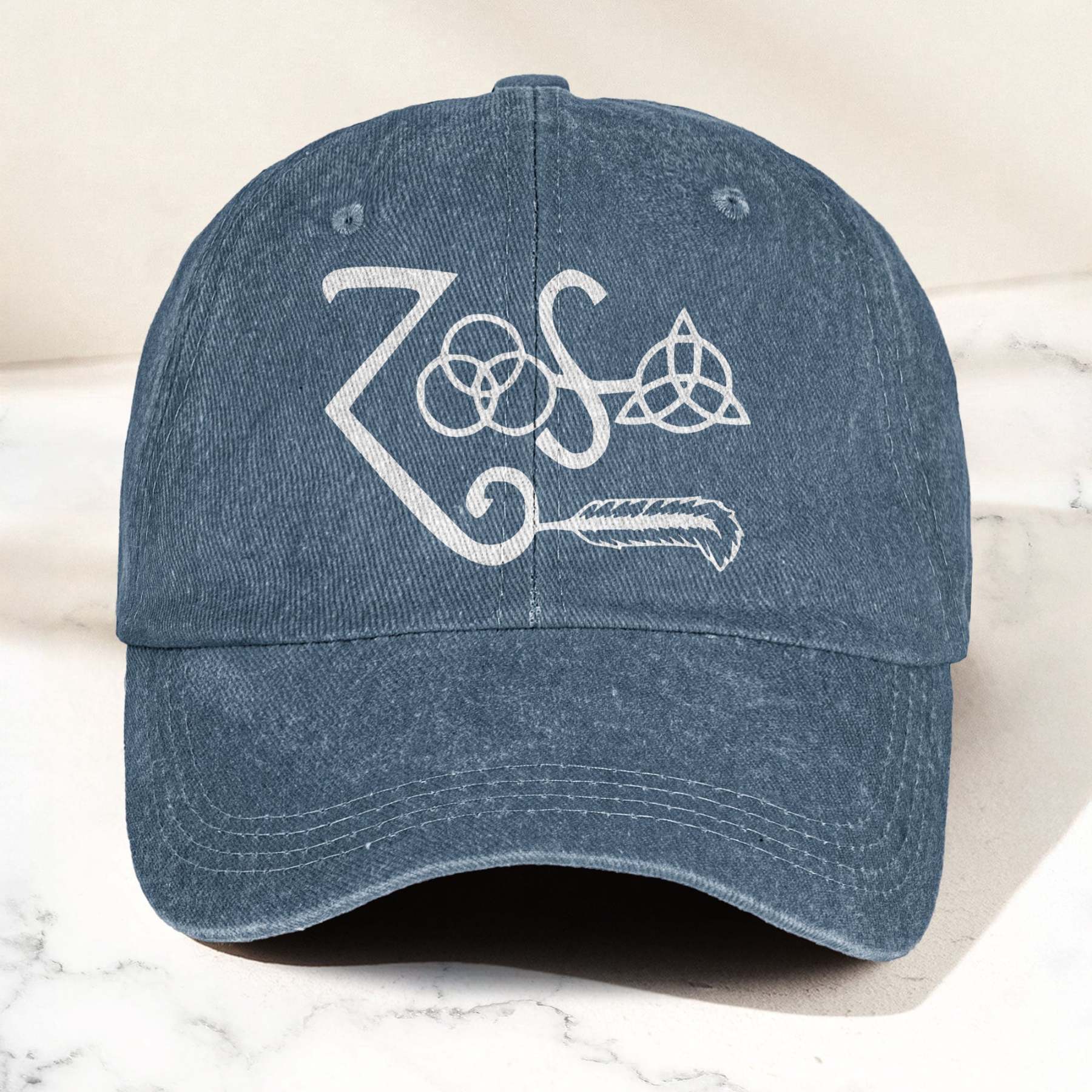 Led Zeppelin Denim Cap – Retro Classic Rock Music Inspired Dad Hat