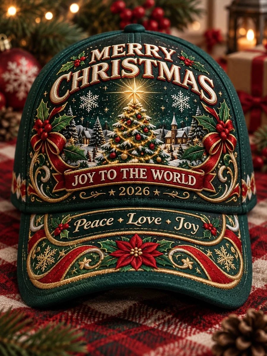 ⏳ Last Day 49% OFF – 🧢 Christmas Premium Vintage Baseball Cap | Bold Graphic Design, Adjustable Fit & Everyday Comfort