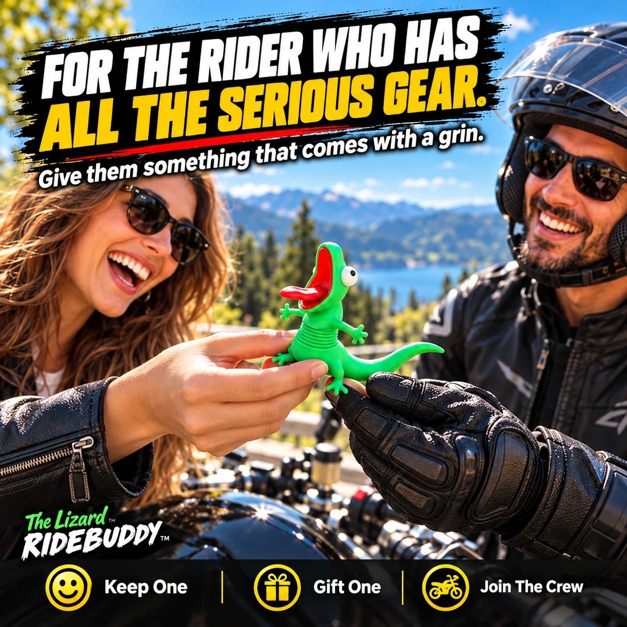 🔥Last Day 49% OFF - 🦎The Lizard RIDEBUDDY