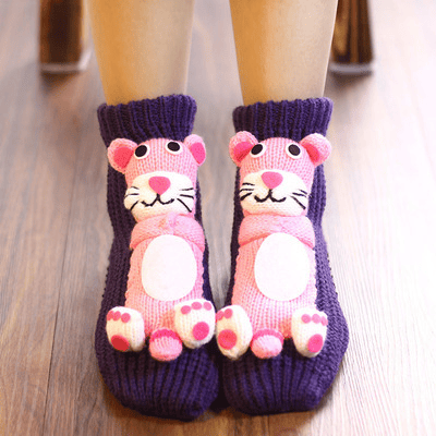 🔥HEISSER VERKAUF 49% RABATT🦥Warme Weihnachtsstrümpfe mit Tiermotiven🧦Ein Paar