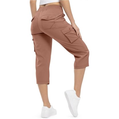 🔥Host Sales 58% OFF✨Women's Lightweight Hiking Capris: Quick-Dry, 6 Pockets, Loose Fit