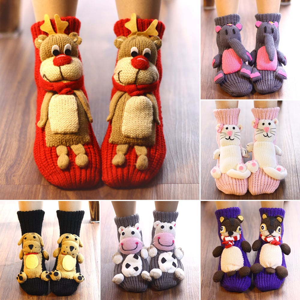 🔥HEISSER VERKAUF 49% RABATT🦥Warme Weihnachtsstrümpfe mit Tiermotiven🧦Ein Paar