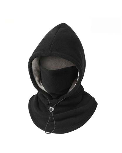 🔥LAST DAY SALE 49% OFF-❄Fleece Double Layer Integrated Mask Hat🧢