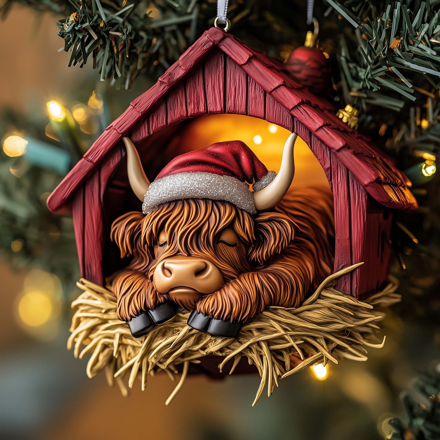 Holiday Farmstead Christmas Ornament 