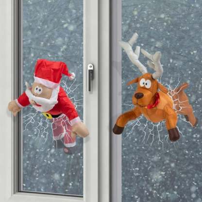 🎅🫎Crashing Reindeer & Santa Set