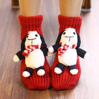 🔥HEISSER VERKAUF 49% RABATT🦥Warme Weihnachtsstrümpfe mit Tiermotiven🧦Ein Paar