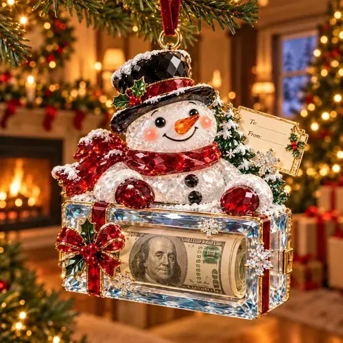 Snowman Surprise ornament option