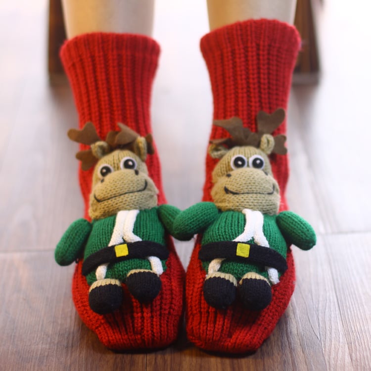 🔥HEISSER VERKAUF 49% RABATT🦥Warme Weihnachtsstrümpfe mit Tiermotiven🧦Ein Paar