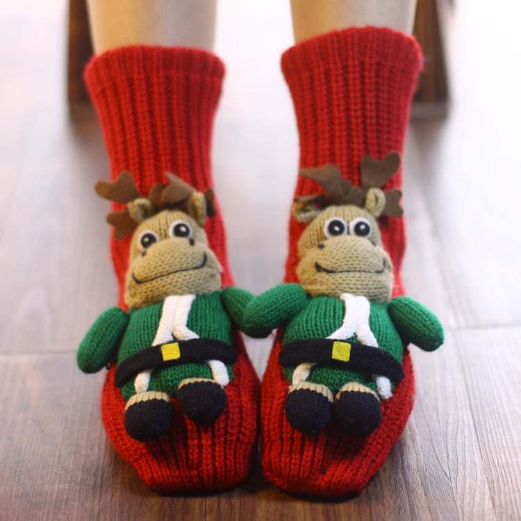 🔥HEISSER VERKAUF 49% RABATT🦥Warme Weihnachtsstrümpfe mit Tiermotiven🧦Ein Paar