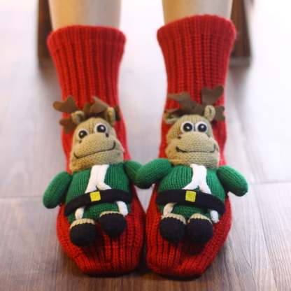 🔥HEISSER VERKAUF 49% RABATT🦥Warme Weihnachtsstrümpfe mit Tiermotiven🧦Ein Paar