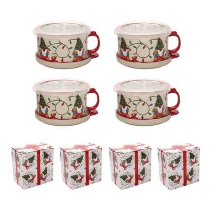 🎅Christmas Sale🎅25-oz Mug Meals w/ Lid-its