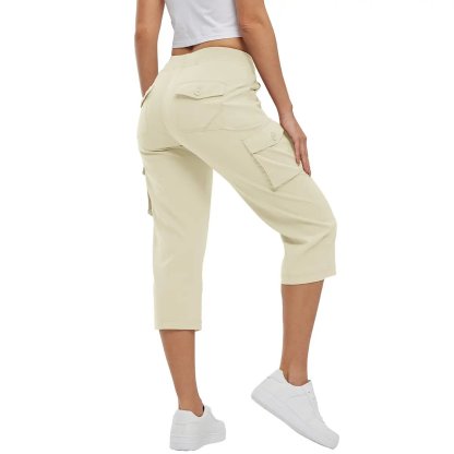 🔥Host Sales 58% OFF✨Women's Lightweight Hiking Capris: Quick-Dry, 6 Pockets, Loose Fit