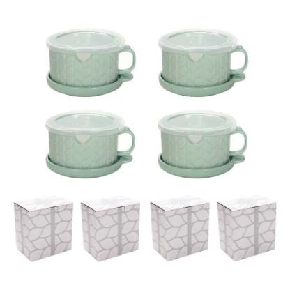 🎅Christmas Sale🎅25-oz Mug Meals w/ Lid-its