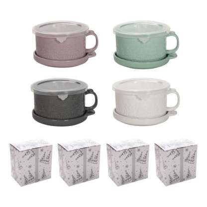 🎅Christmas Sale🎅25-oz Mug Meals w/ Lid-its