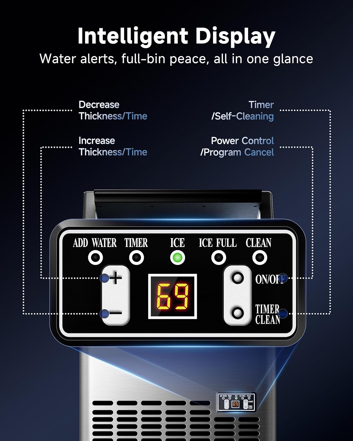 Commercial-Grade Cube Commercial Ice Machine