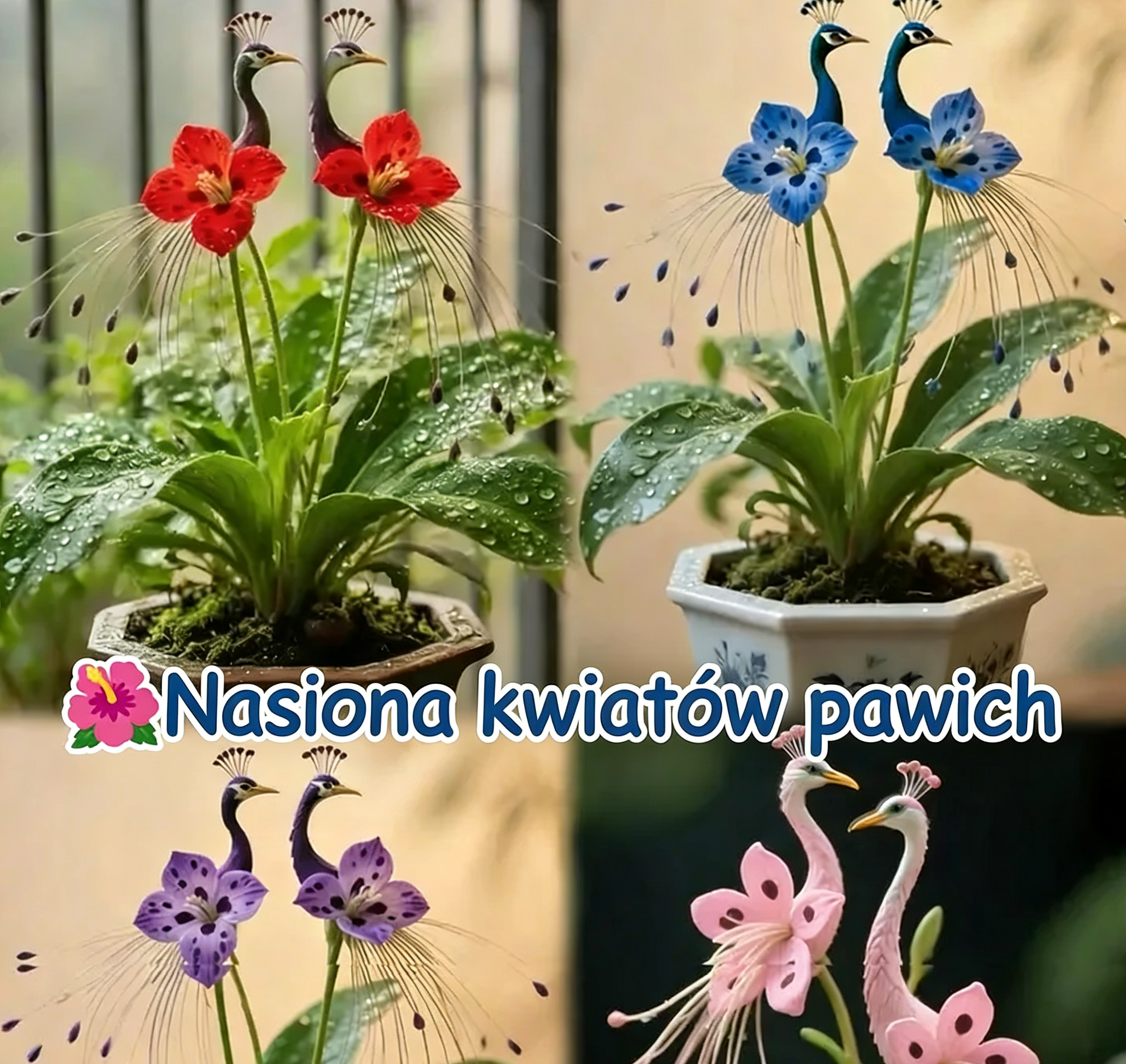 🔥 Limitowana oferta — 🌺 Nasiona kwiatów pawich | Łatwe w uprawie