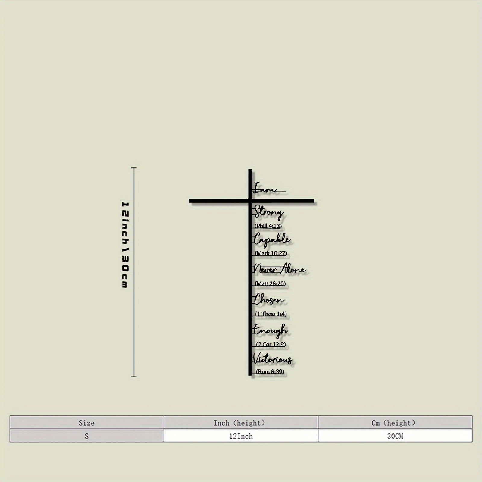 🔥Metalowy znak z krzyżem Jezusa Chrystusa, chrześcijańska dekoracja ścienna