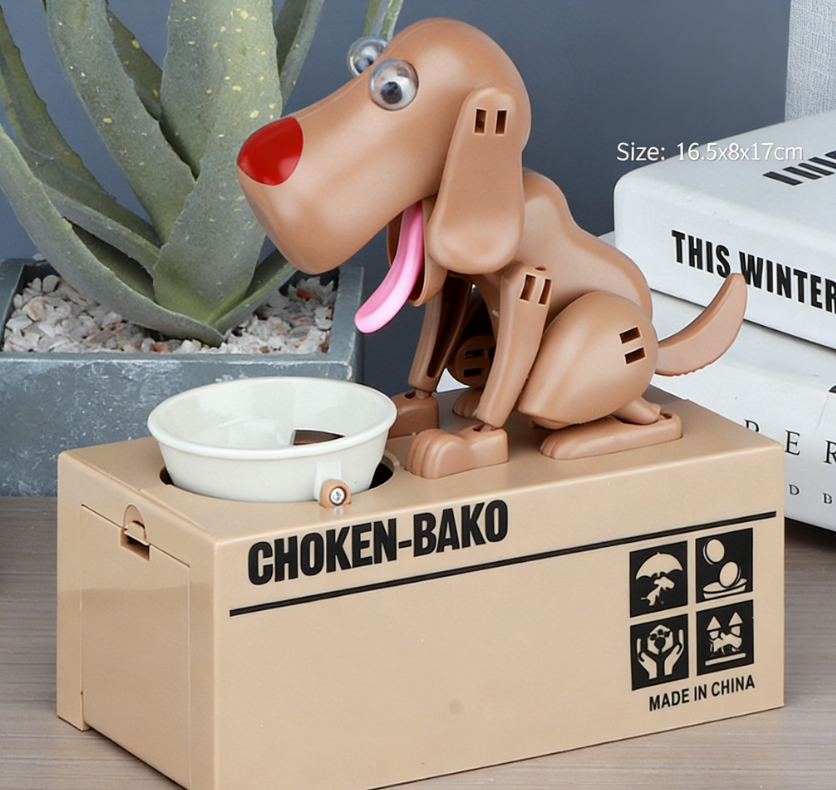 🐶💰 Piesek, który zjada pieniądze!! Spraw, aby oszczędzanie było zabawne! 🎉