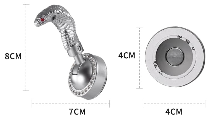 Snake-Shaped Engine Start Lever Cover